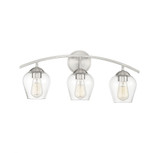 3 Light Metal Mid Century Modern Vanity Light 24 Inch Wide by BSH - 2583-BEL-1107359