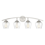 4 Light Mid Century Modern Vanity Light 32.75 Inch Wide by BSH - 2583-BEL-1107360