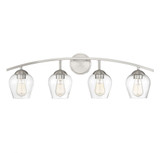 4 Light Mid Century Modern Vanity Light 32.75 Inch Wide by BSH - 2583-BEL-1107360