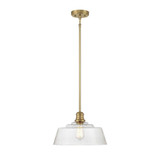 1 Light Vintage Medium Pendant 15 Inch Wide by BSH - 2583-BEL-1155390