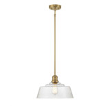 1 Light Vintage Medium Pendant 15 Inch Wide by BSH - 2583-BEL-1155390