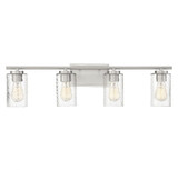 4 Light Cylinder Down Mid Century Vanity Light 32 Inch Wide by BSH - 2583-BEL-1107369