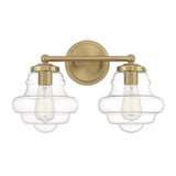 2 Light Vintage Vanity Light 16.5 Inch Wide by BSH - 2583-BEL-1157424