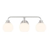 3 Light Globe Glass Down Vanity Light 24 Inch Wide by BSH - 2583-BEL-1345060