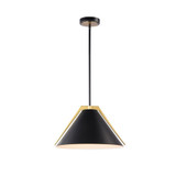 St James' Grove 1 Light Metal Shade Medium Pendant by BSH - 135-BEL-1337385