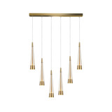 Notlake Drove 252W 6 LED Oversized Island Pendant by BSH - 135-BEL-1337433