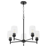 Wallinger 5 Light Medium Chandelier by Quorum - 6112-5