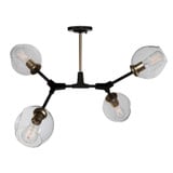 Alma Gardens 4 Light 29 Inch Wide Semi Flush Mount by BSH - 135-BEL-978884