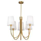 Newark Crest 5 Light Large Chandelier by BSH - 135-BEL-1107666