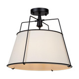 Bradford Woods 3 Light 17 Inch Wide Semi Flush Mount by BSH - 135-BEL-1337464