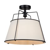 Bradford Woods 3 Light 17 Inch Wide Semi Flush Mount by BSH - 135-BEL-1337464
