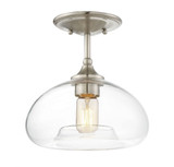 1 Light 10.75 Inch Wide Modern Semi Flush Mount by BSH - 2583-BEL-1107249
