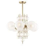 Calypso 6 Light Large Chandelier by Hudson Valley - 6427