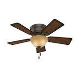 Conroy 42 Inch Low Profile Ceiling Fan with LED Light Kit by Hunter Fans - 1000072