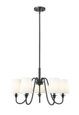Gianna 5 Light Chandelier  15.75 x 26 Inch Wide by Z-Lite - 7509-5