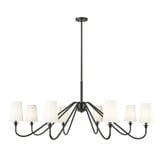 Gianna 8 Light Chandelier  23.25 x 60.25 Inch Wide by Z-Lite - 7509-8