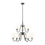 Gianna 9 Light Chandelier  27.5 x 32 Inch Wide by Z-Lite - 7509-9-32