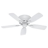 Low Profile 42 Inch Low Profile Ceiling Fan with Pull Chain by Hunter Fans - 1000078