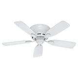 Low Profile 42 Inch Low Profile Ceiling Fan with Pull Chain by Hunter Fans - 1000078