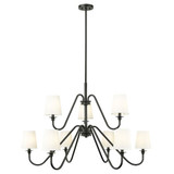 Gianna 9 Light Chandelier  28.25 x 46 Inch Wide by Z-Lite - 7509-9-46