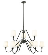 Gianna 9 Light Chandelier  28.25 x 46 Inch Wide by Z-Lite - 7509-9-46