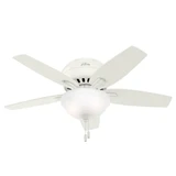 Newsome 42 Inches Low Profile Ceiling Fan with LED Light Kit by Hunter Fans - 1000084