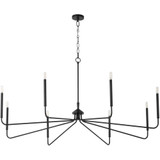 Providence 8 Light Small Chandelier by Quorum - 6238-8
