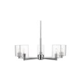 Fullton 5 Light Chandelier 10.38 X 27.13 Inch Wide by Visual Comfort Studio - 3164205C
