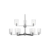 Fullton 9 Light Chandelier 24.63 X 33 Inch Wide by Visual Comfort Studio - 3164209C