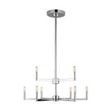 Fullton 9 Light Chandelier 24.63 X 33 Inch Wide by Visual Comfort Studio - 3164209C