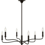 Chatsworth 6 Light Chandelier 9.5 X 32 Inch Wide by Visual Comfort Studio - AC1226