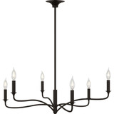 Chatsworth 6 Light Chandelier 9.5 X 32 Inch Wide by Visual Comfort Studio - AC1226