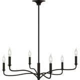 Chatsworth 6 Light Chandelier 9.5 X 32 Inch Wide by Visual Comfort Studio - AC1226