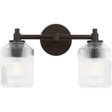 Barstow 2 Light Bath Vanity 9 Inch X 15 Inch Wide by Visual Comfort Studio - CV1092