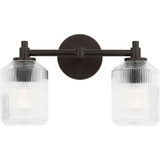 Barstow 2 Light Bath Vanity 9 Inch X 15 Inch Wide by Visual Comfort Studio - CV1092