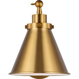 Wellfleet 1 Light Single Arm Cone Task Wall Sconce by Visual Comfort Studio - CW1121