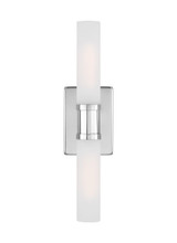 Keaton 2 Light Vanity Light 20 Inch Tall by Visual Comfort Studio - 4565002