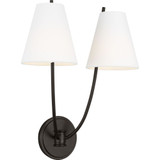 Marina 2 Light Wall Sconce 17.5 X 14.5 Inch Wide by Visual Comfort Studio - CW1422
