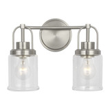 Anders 2 Light Medium Bath Vanity 14 Inch Wide by Visual Comfort Studio - GLV1072