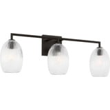 Serafina 3 Light Bath Vanity 9.63 X 27 Inch Wide by Visual Comfort Studio - HV1003