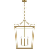 Carlyle 4 Light Pendant 32.13 Inch X 21 Inch Wide by Visual Comfort Studio - KSC1194