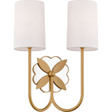 Spencer 2 Light Wall Sconce 13.75 Inch Tall by Visual Comfort Studio - KSW1192