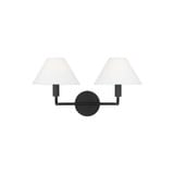 Colfax 2 Light Medium Wall Sconce 18.5 Inch Wide by Visual Comfort Studio - SLW1012