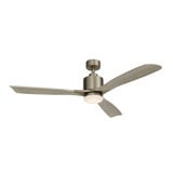 Little Ridge 3 Blade Ceiling Fan with Light Kit 52 inches Wide by BSH - 147-BEL-2268547