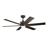 Hill View Boulevard Outdoor Ceiling Fan with Light Kit 60 inch wide by BSH - 147-BEL-2268541