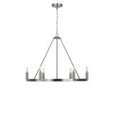 Mirla 6 LED Chandelier 28 Inch Wide by Generation - GLC2016E