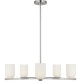 Neblina 5 Light Chandelier 27.5 Inch Wide by Generation - GLC1935