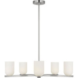 Neblina 5 Light Chandelier 27.5 Inch Wide by Generation - GLC1935
