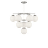 Nube 10 LED Chandelier 26 Inch Wide by Generation - GLC18010E