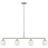 Nube 4 Light Linear Chandelier 12.63 Inch Tall X 48 Inch Wide by Generation - GLC1814